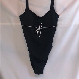 Black vintage Tommy Hilfiger bathing suit. NWT